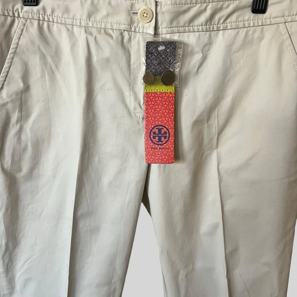 Tory Burch New With Tag Women’s Darbi Khaki Pants.